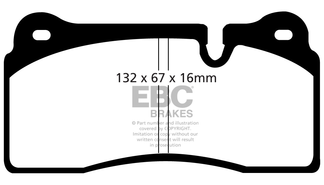 EBC Bluestuff Brake Pads (REAR) - Audi R8 Quattro Coupe 42/4S