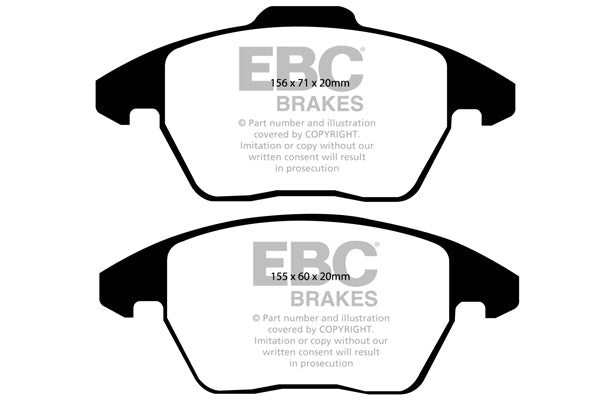 EBC Bluestuff Brake Pads (FRONT) - Audi S1 Quattro 8X
