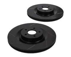 MTEC Grooved Brake Discs (Front) BLACK EDITION - Vauxhall Astra VXR H (321x28mm)
