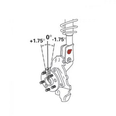 Powerflex Poweralign Adjustable Camber Bolt Kit (M12/12mm) - Renault Twingo II RS