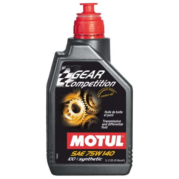 MOTUL Gear Competition 75w140 Fully Synthetic Performance Gearbox Oil