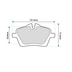 PBS ProTrack Performance Brake Pads (FRONT) - Mini Cooper S R56