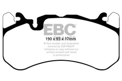 EBC Yellowstuff Brake Pads (FRONT) - Audi RS6 Quattro C7