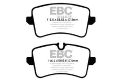 EBC Bluestuff Brake Pads (REAR) - Audi RS6 Quattro C7