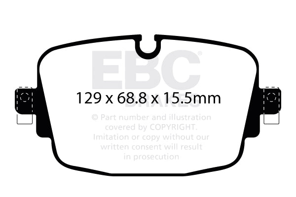 EBC Bluestuff Brake Pads (REAR) - Audi RS6 Quattro C8