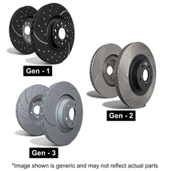 EBC GD Sport Brake Discs (REAR) - Abarth 500/595/695 312