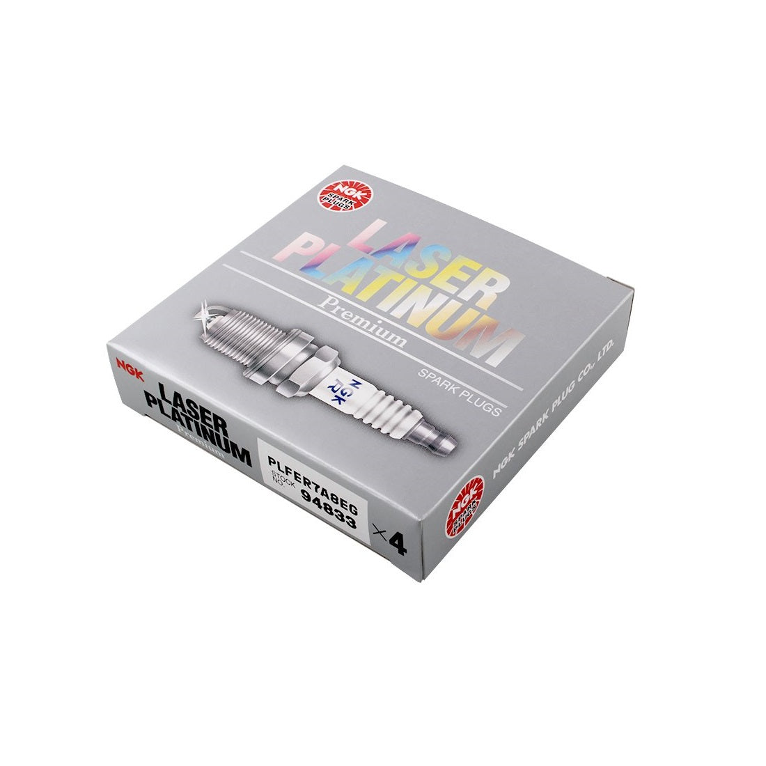 NGK Laser Platinum Performance Spark Plug Set (PLFER7A8EG) - Audi S1 Quattro 8X/S3 Quattro 8V & TTS Quattro 8S
