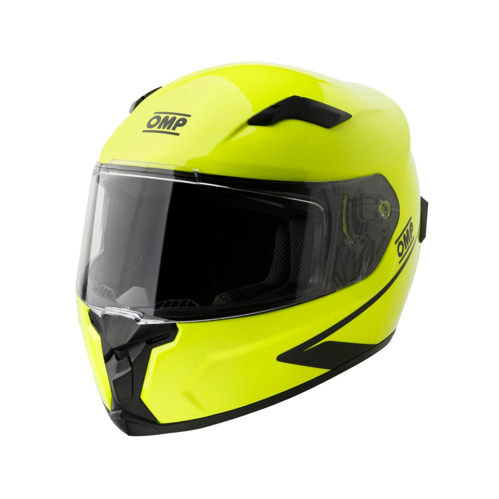 OMP Circuit Evo2 Full Face Helmet (ECE Approved) - Fluro