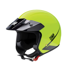 OMP Star Open Face Helmet (ECE Approved) - Fluro