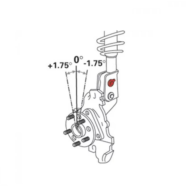 Powerflex Poweralign Adjustable Camber Bolt Kit (M16/16mm) - Honda Civic Type R EP3/FN2/FD2/FK2/FK8