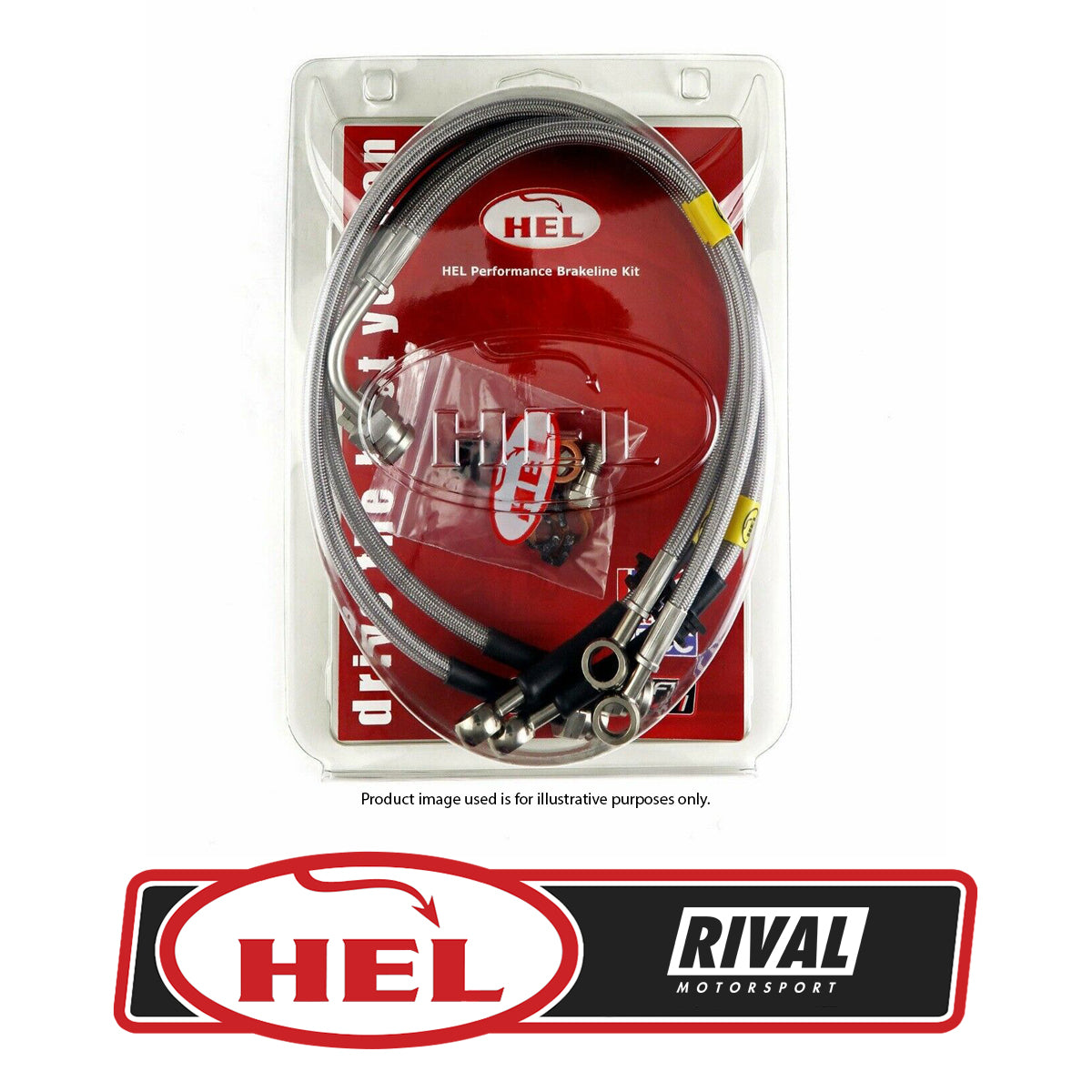 HEL Performance Braided Rear Axle Direct to Brake Caliper Line Kit - Renault Clio MK3 RS 197/200