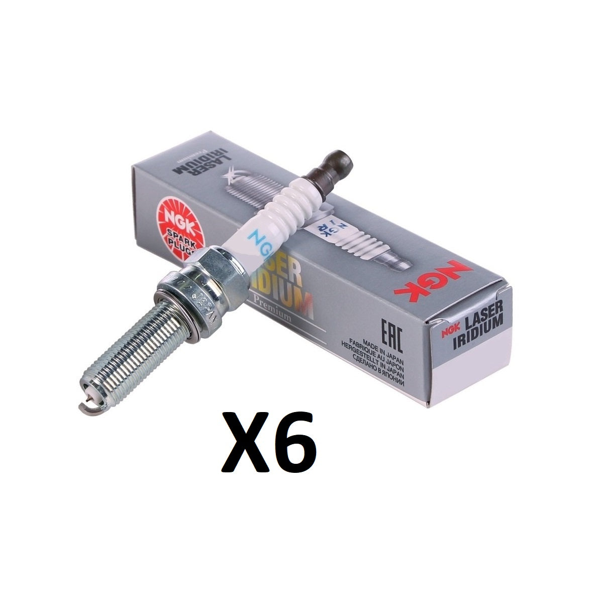 NGK Laser Iridium Performance Spark Plug Set (SILZKGR8B8S) - BMW M140i F20/F21, M240i F22 & 340i F30