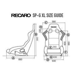 RECARO Profi SPG XL Fibreglass Fixed Bucket Seat (FIA Approved)