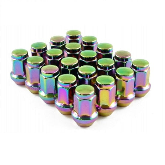 TiTAN Capped Steel Wheel nuts Ford Focus ST MK1/MK2/MK3/MK4 Neo Chrome Rival Motorsport