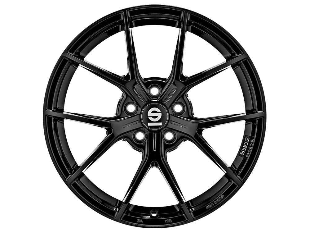 Sparco Podio 5x100 18" 8J ET45 Gloss Black Alloy Wheel