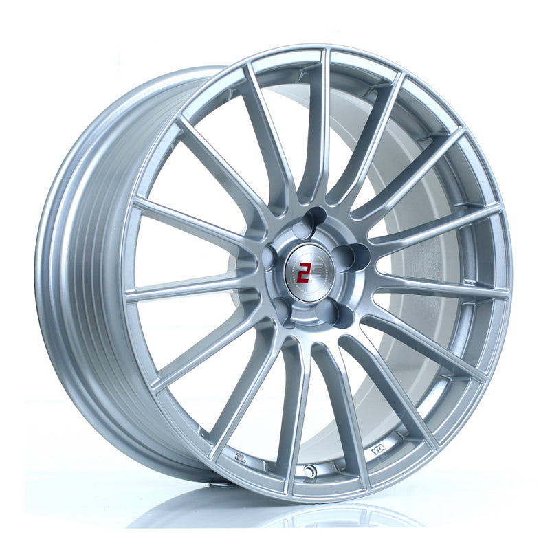 2FORGE ZF1 Custom PCD 19" 8.5J ET15-45 Crystal Silver Alloy Wheel
