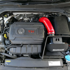RamAir Performance Intake Kit with Turbo Elbow & Red Intake Hose - Audi S3 8V-TTS 8S-SEAT Leon Cupra 5F-VW Golf GTI-R MK7