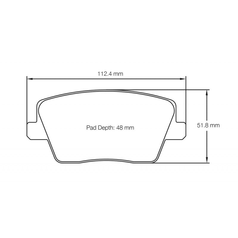 PBS ProTrack Performance Brake Pads (REAR) - Hyundai i30N PDE