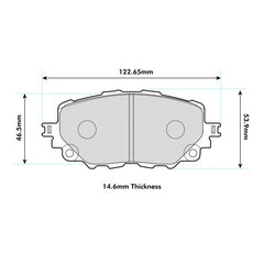 PBS ProRace Performance Brake Pads (FRONT) - Mazda MX5 ND