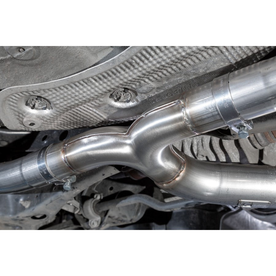 Scorpion Non-Resonated Cat Back Exhaust System (OE Fitment Tip) - Volkswagen Golf MK7 R Estate