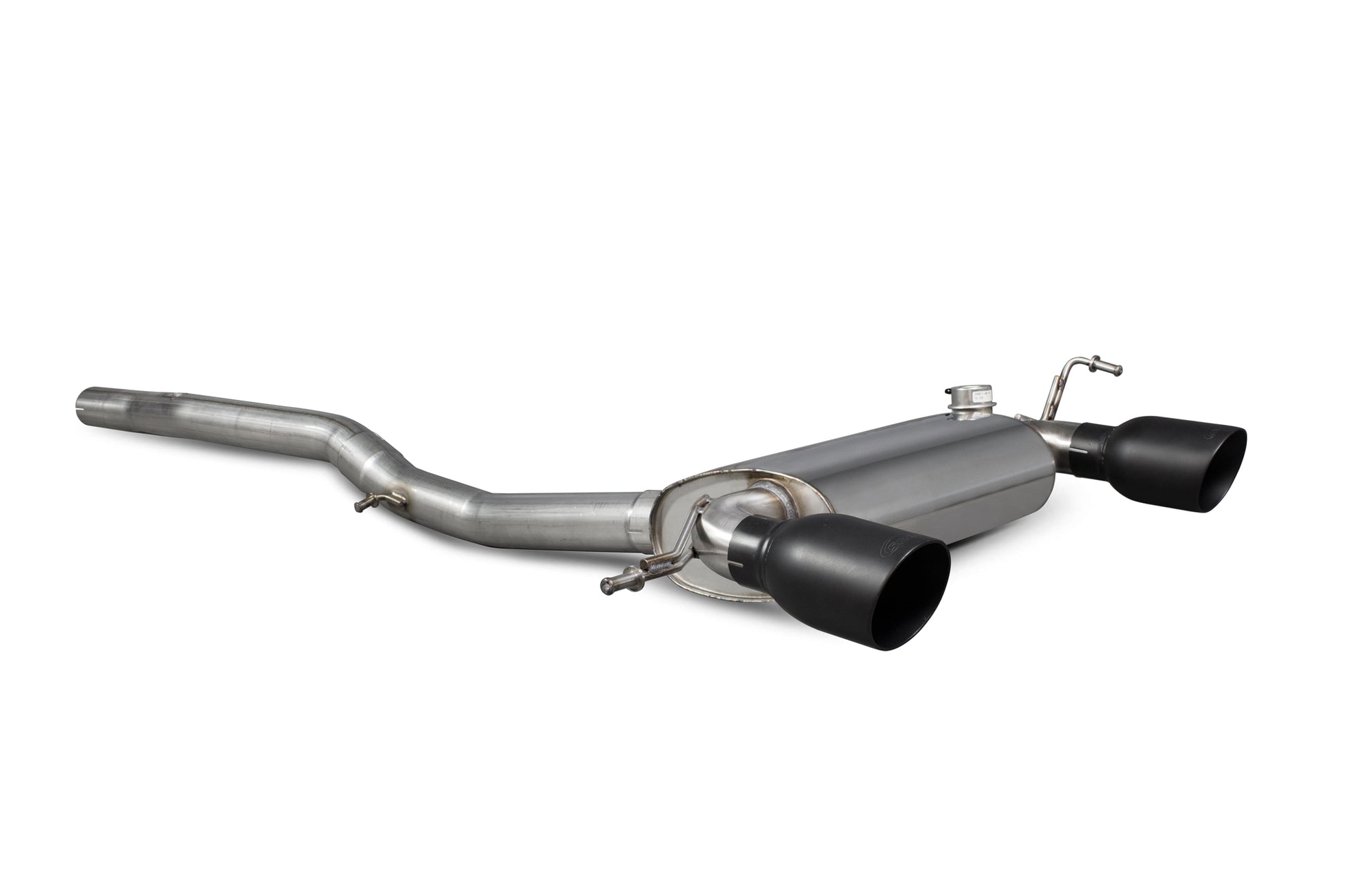 Scorpion Non-Resonated Cat Back Exhaust System (Daytona Black Tip) - Audi TT Mk1 Quattro 3.2 V6