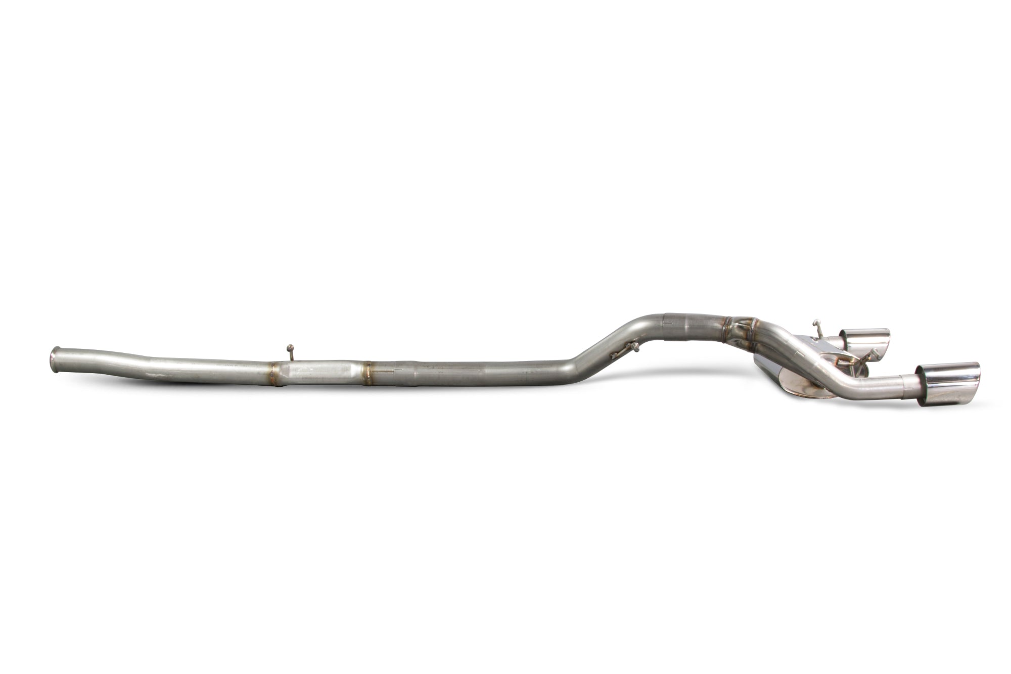 Scorpion Cat Back Exhaust System (Non-Valved - Indy Tip) - Ford Focus MK3 RS Non GPF Model Only