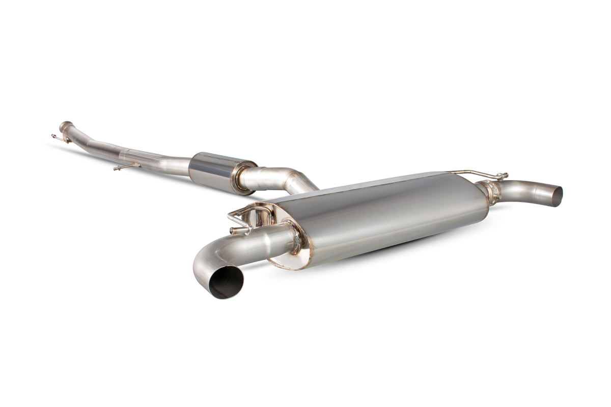 Scorpion Resonated Cat Back Exhaust System (Valved - OE Fitment Tip) - Mercedes-Benz A-Class A45 AMG 4Matic