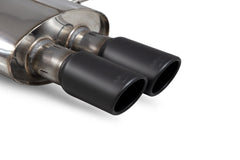 Scorpion Resonated Cat Back Exhaust System (Monaco Twin Black Tip) - Mini Cooper S R56 - R57 - R58 - R59