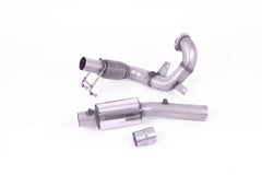 Milltek Large-bore Downpipe and De-cat Exhaust - Audi A1 40TFSI 5 Door 2.0 (200PS) with OPF/GPF 2019-2023