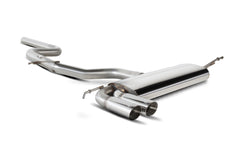 Scorpion Non-Resonated Cat Back Exhaust System (Stw Twin Tip) - Volkswagen Scirocco 1.4-2.0 Tsi & 2.0 Tdi