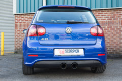 Scorpion Non-Resonated Cat Back Exhaust System (Daytona Tip) - Volkswagen Golf MK5 R32