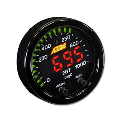 AEM X-Series Exhaust Gas Temperature (EGT) 52mm Electrical Digital Gauge (1000Â°C)