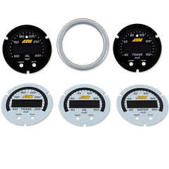 AEM X-Series Temperature 52mm Electrical Digital Gauge Faces (P/N: 30-0302-ACC)