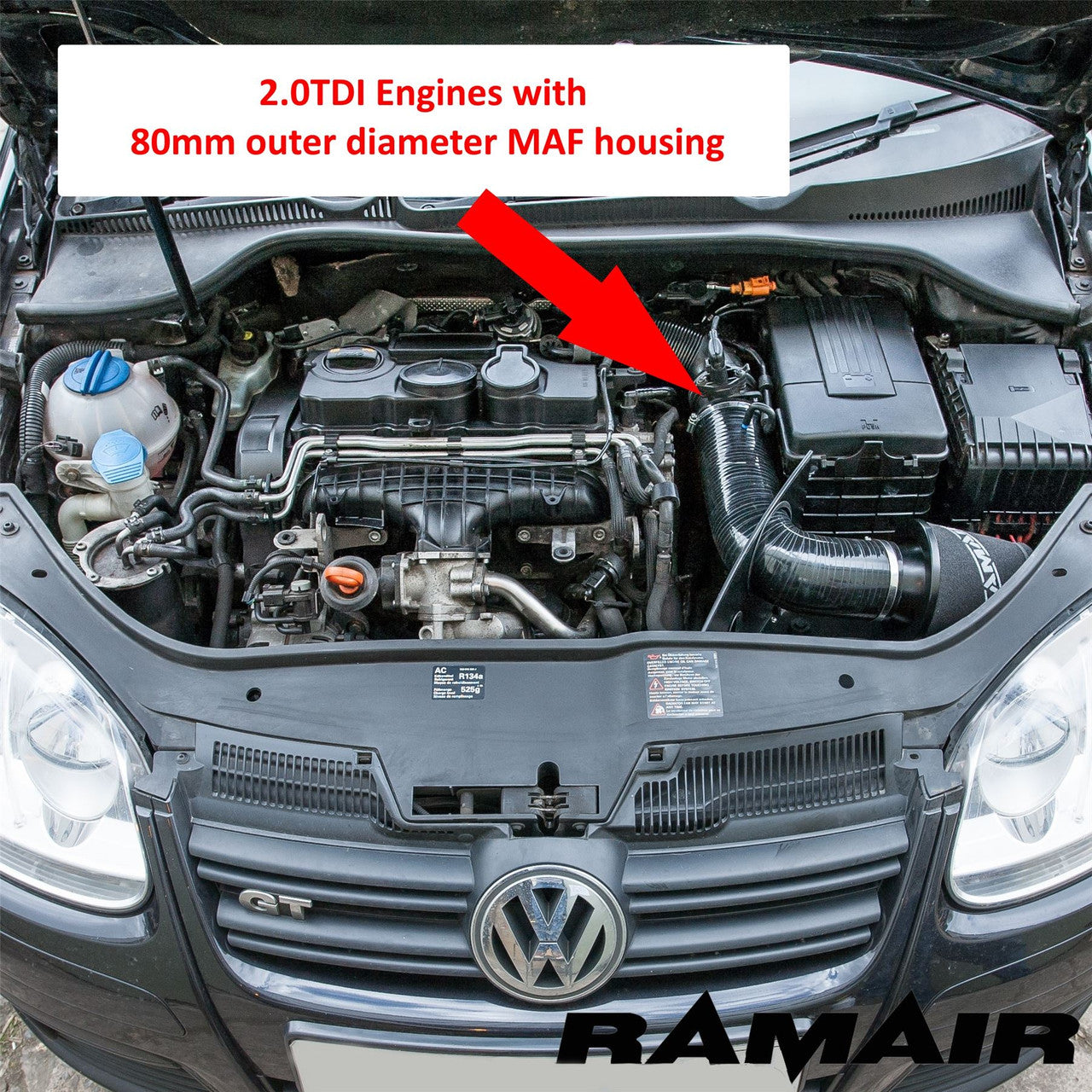 RamAir Performance Intake Kit - Audi-VW-VAG 1.9 & 2.0 TDI Engines