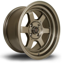 Rota Grid-V 4x100 15" 8J ET0 Bronze Alloy Wheel