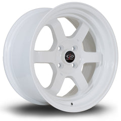 Rota Grid-V 4x100 16" 8J ET20 White Alloy Wheel