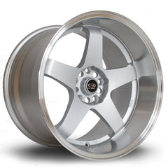 Rota GTR-D 5x114 18" 12J ET0 Silver (Polished Lip) Alloy Wheel