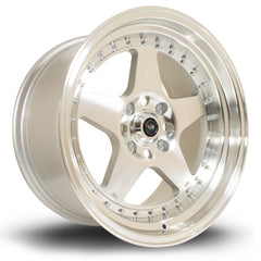 Rota Kyusha 4x114 17" 9J ET0 Silver (Polished Face) Alloy Wheel