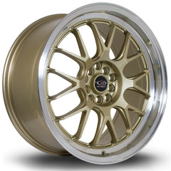 Rota MXR 5x114-5x100 18" 8.5J ET44 Gold (Polished Lip) Alloy Wheel