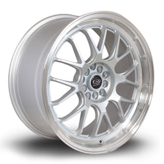 Rota MXR 5x120 18" 8.5J ET45 Silver (Polished Lip) Alloy Wheel
