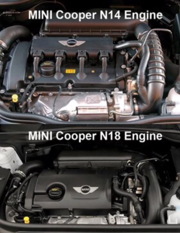 Mini N14 vs N18 Engine Differences