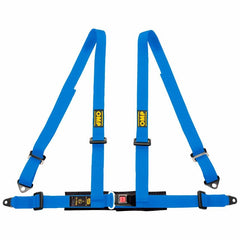 OMP 4M Road 4 Point Bolt In Harness (ECE Approved) - Blue