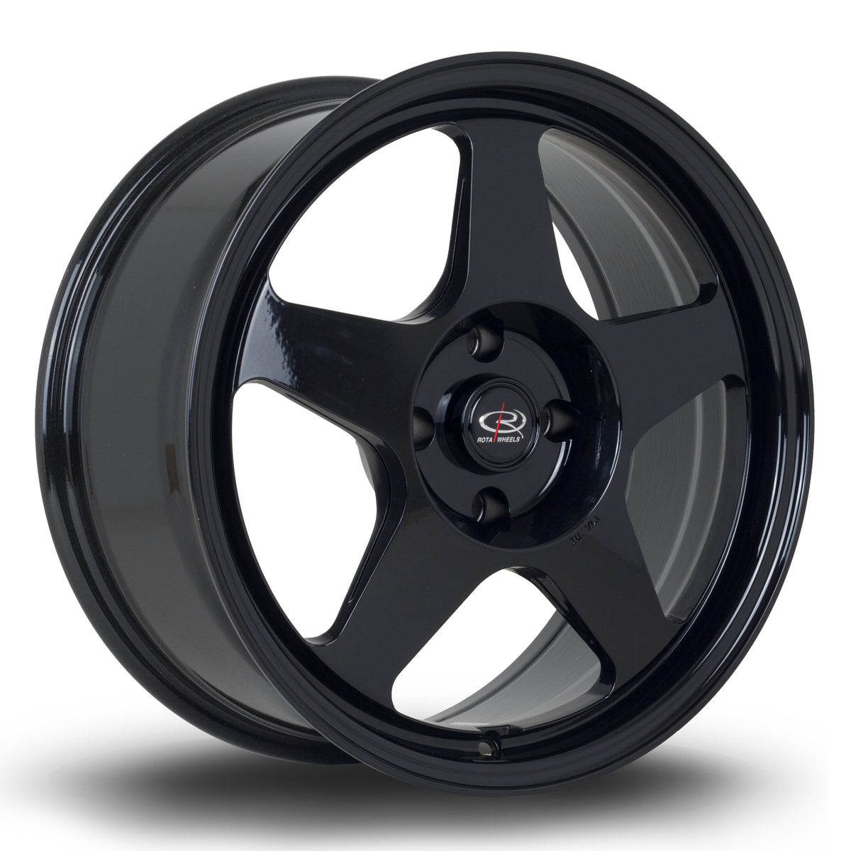 Rota Slip 4x108 17" 7.5J ET25 Black Alloy Wheel