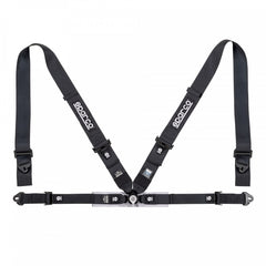 Sparco Club Racer 4 Point Clip In Harness (FIA Approved) - Black
