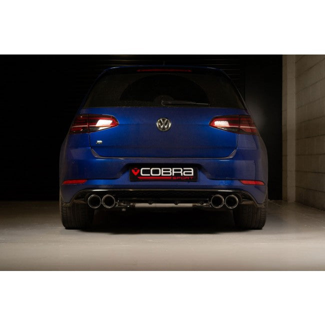 Cobra Sport VW Golf R (Mk7.5) 2.0 TSI (5G) (18>) Cat Back Performance Exhaust
